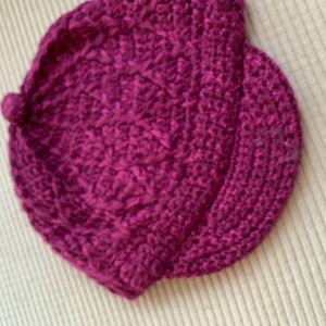 Korri Knit Brim Women's Lavender Beanie Hat Cap